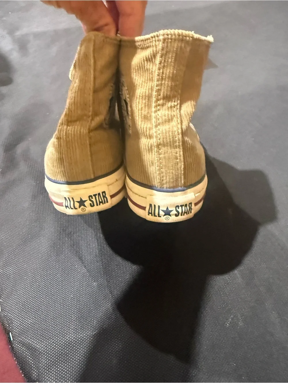 Converse Chuck Taylor All Star Corduroy High Tops – Tan | Men’s 6 / Women’s 8